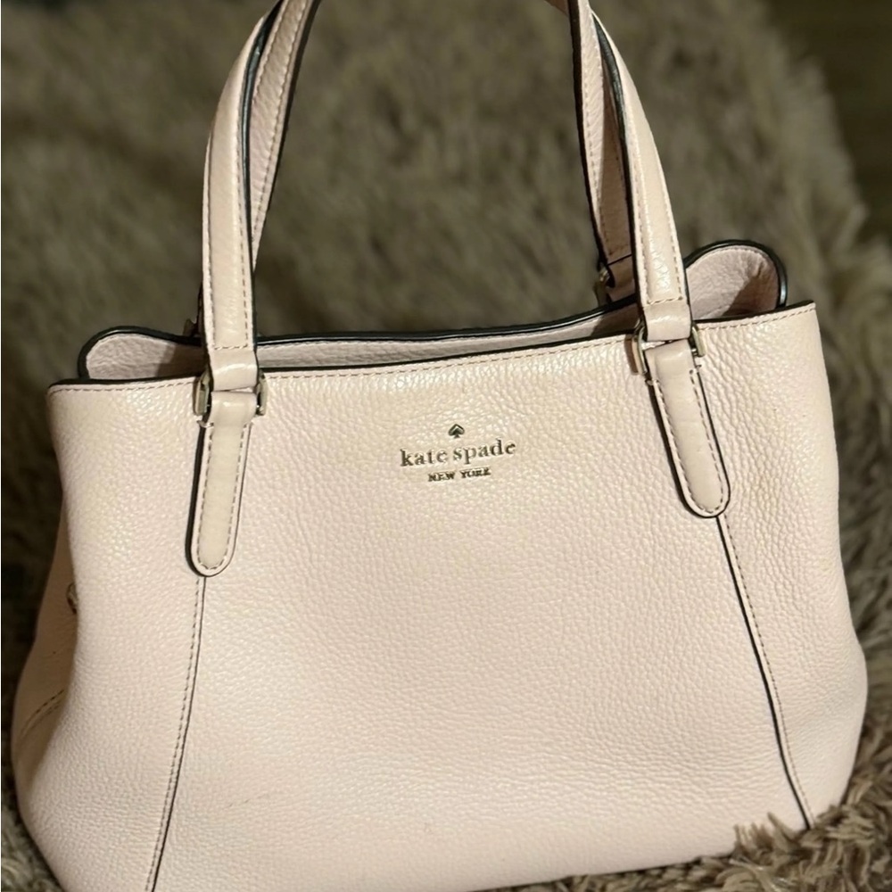 Kate Spade Jackson Cream Leather satchel